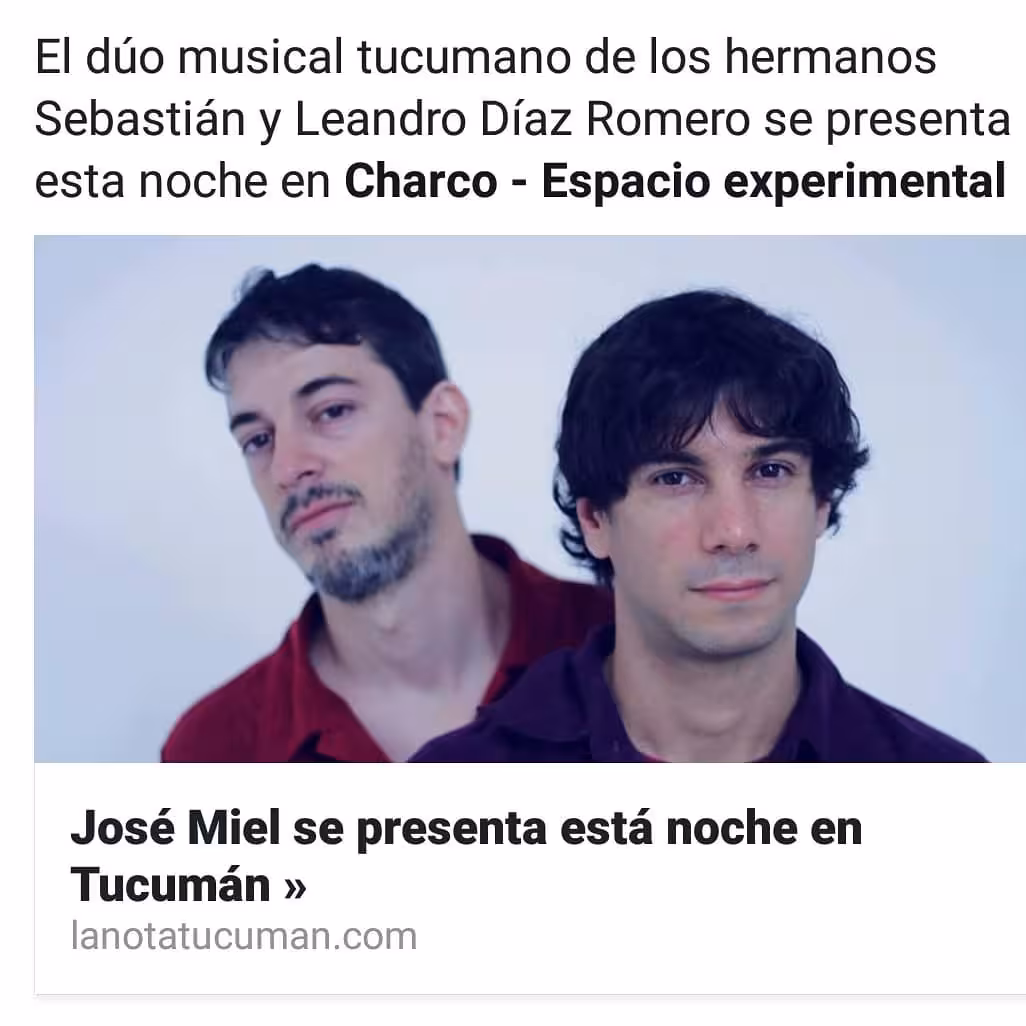 Presentación de José Miel