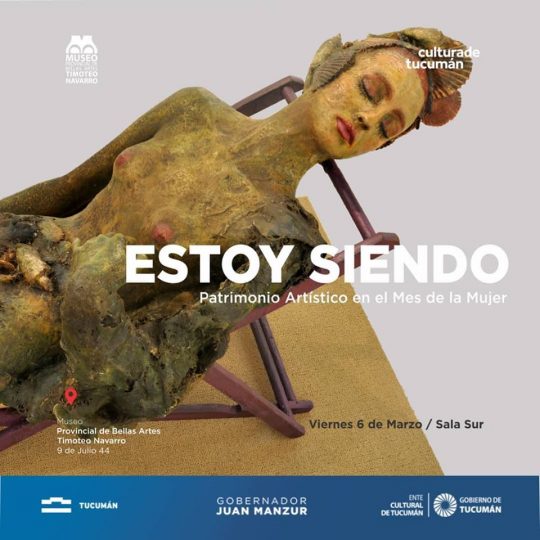 "Estoy siendo": una muestra del patrimonio artístico del Museo Timoteo Navarro en el Mes de la Mujer 6 Flyer Estoy siendo