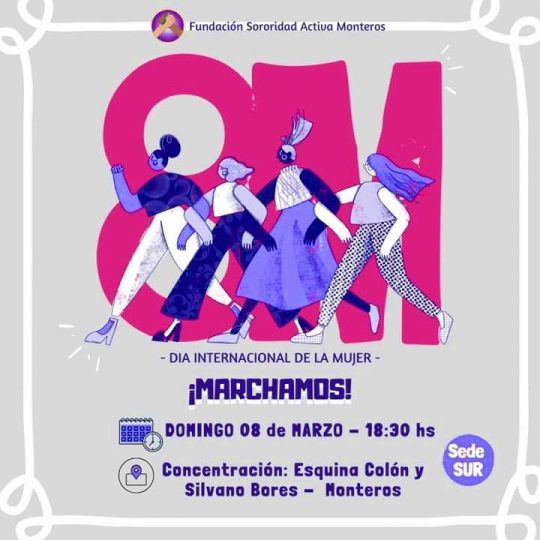 La marcha de las mujeres del Sur 6 WhatsApp Image 2020 03 06 at 08.37.10