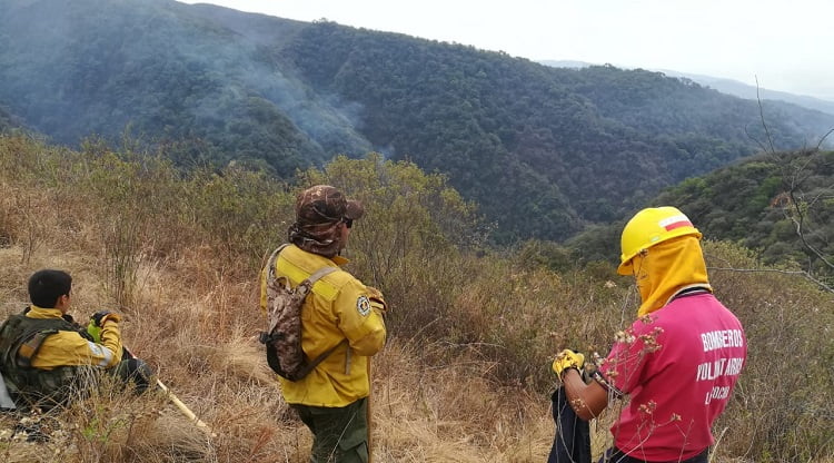 cerro quco brigadistas fuego5