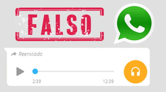 falso audio whatsapp 2021