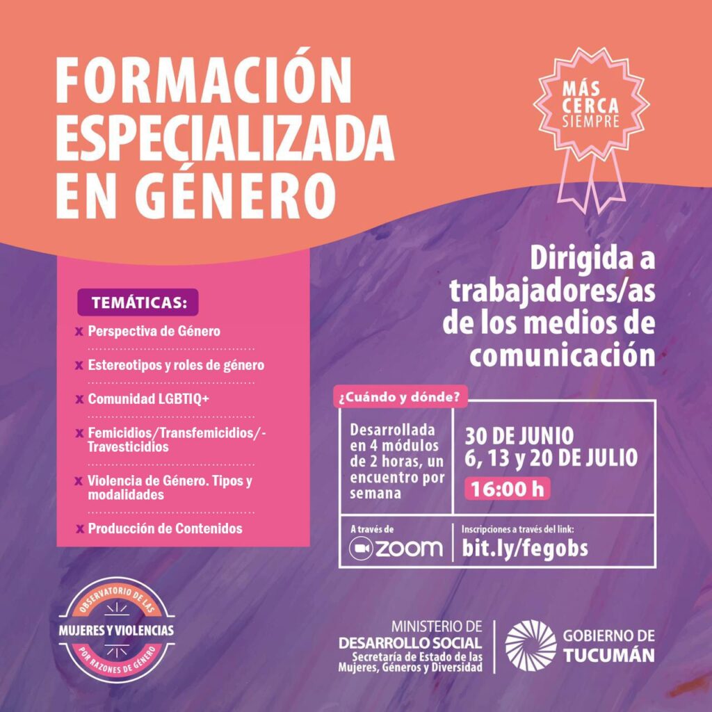 Comienza un nuevo taller gratuito de perspectiva de género y medios de comunicación 6 WhatsApp Image 2021 06 16 at 15.27.37