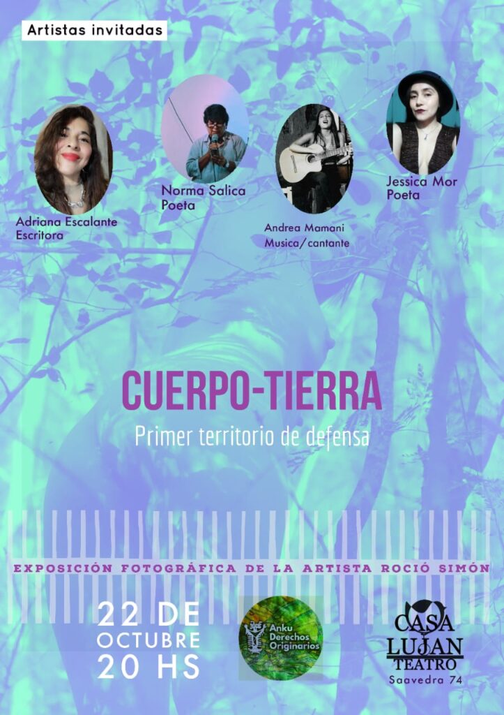 "Cuerpo-Tierra": música, muestras y performances en Casa Luján 6 IMG 20211013 WA0006