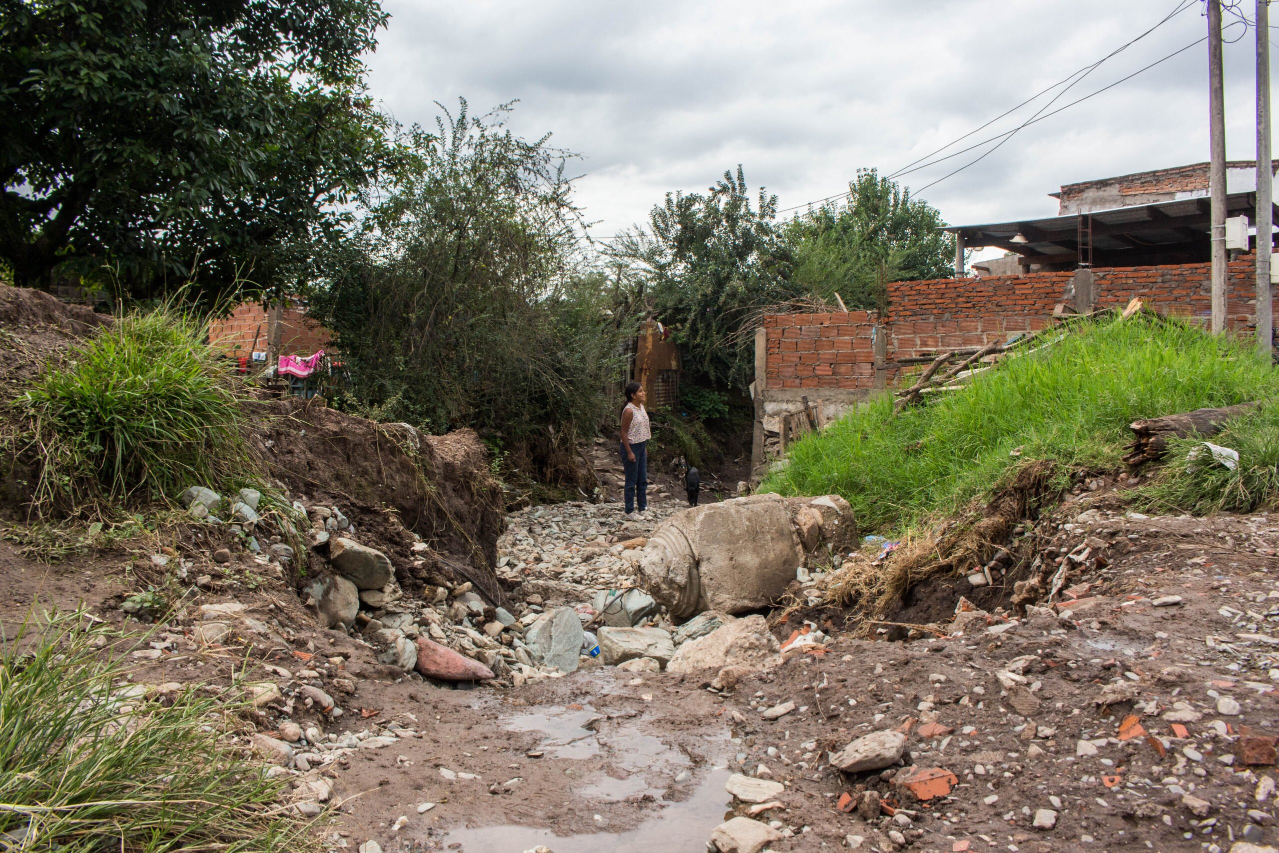 Inundaciones barrio La Rinconada Tucumán