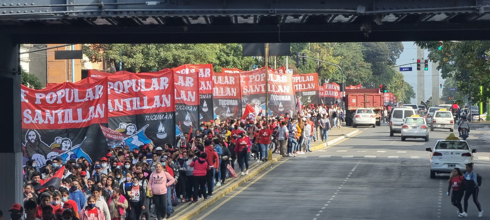Marcha Frente Popular Dario Santillán