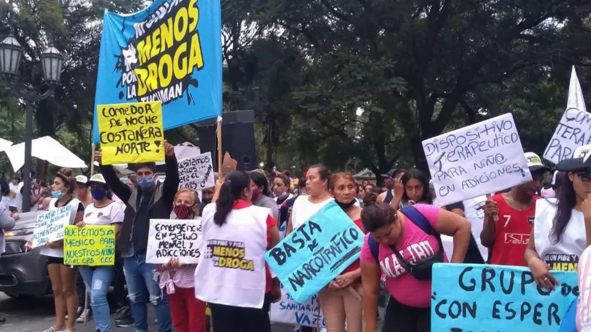 Marcha por la emergencia de Salud mental y atención de adicciones
