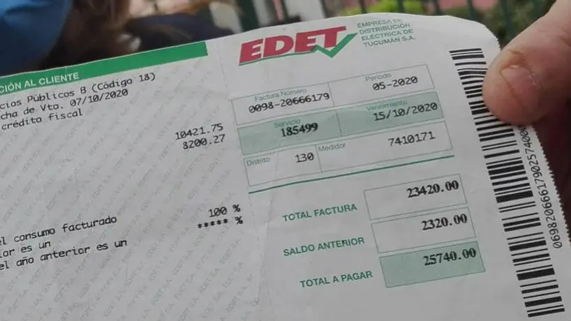 boleta de consumo de energia electricaio
