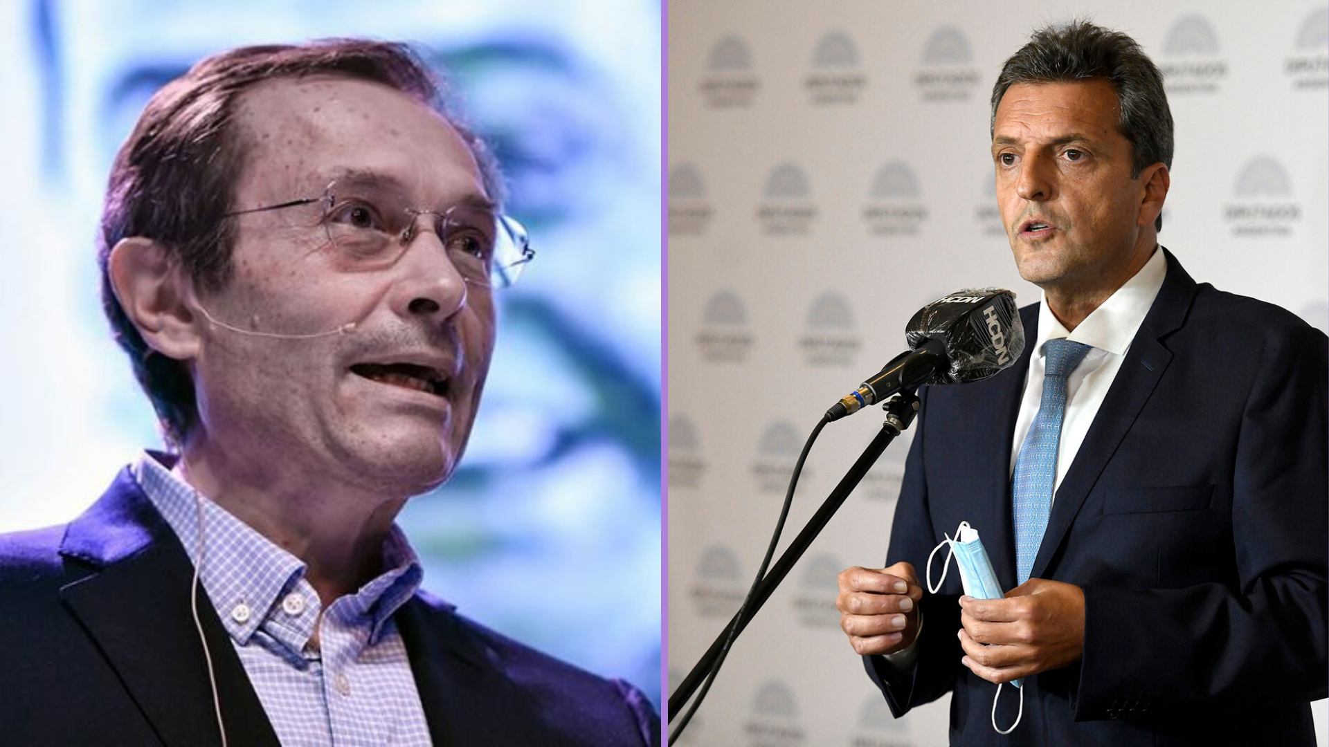 Gustavo Beliz y Sergio Massa