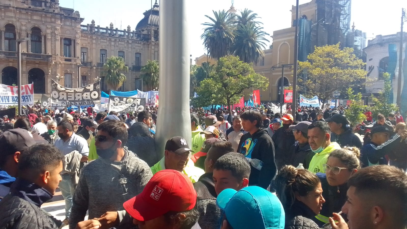 manifestación de cuidacoches