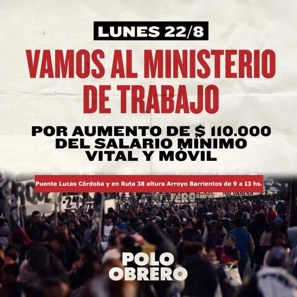 Organizaciones sociales y piqueteras se movilizan a nivel nacional 6 WhatsApp Image 2022 08 22 at 7.48.01 AM