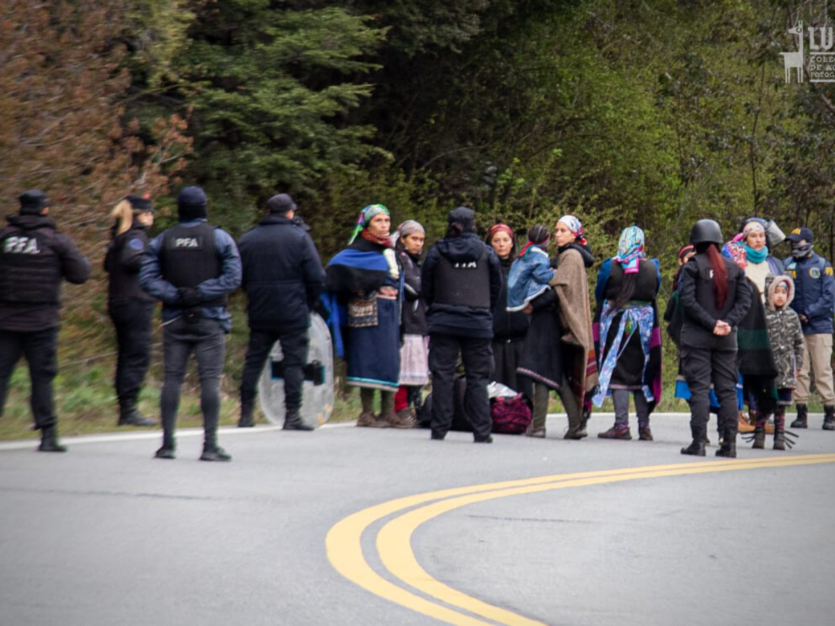 mujeres de la comunidad mapuche detenidas