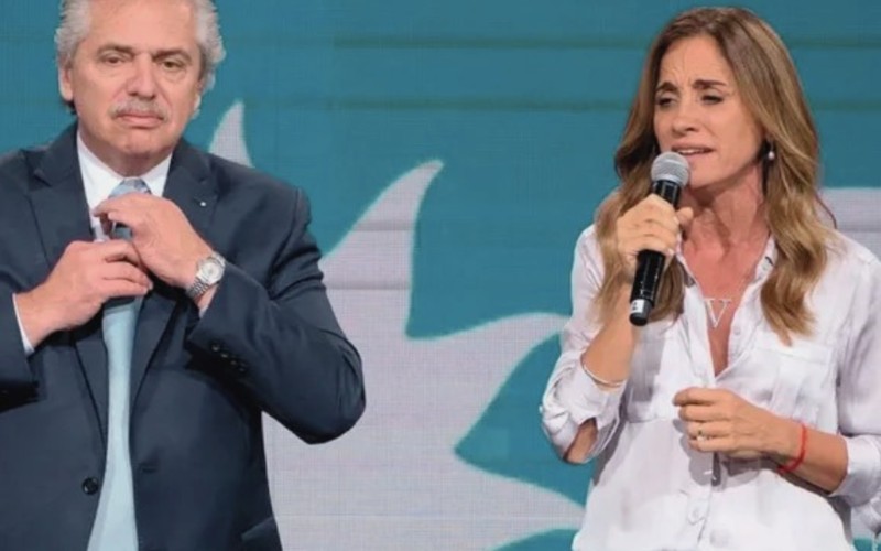 Presidente Alberto Fernandez y Victoria Tolosa Paz