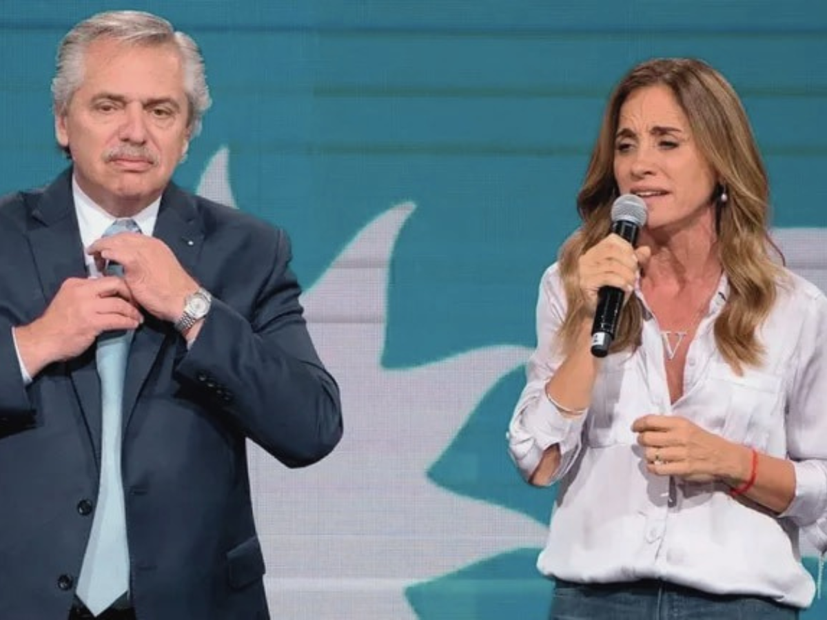 Presidente Alberto Fernandez y Victoria Tolosa Paz