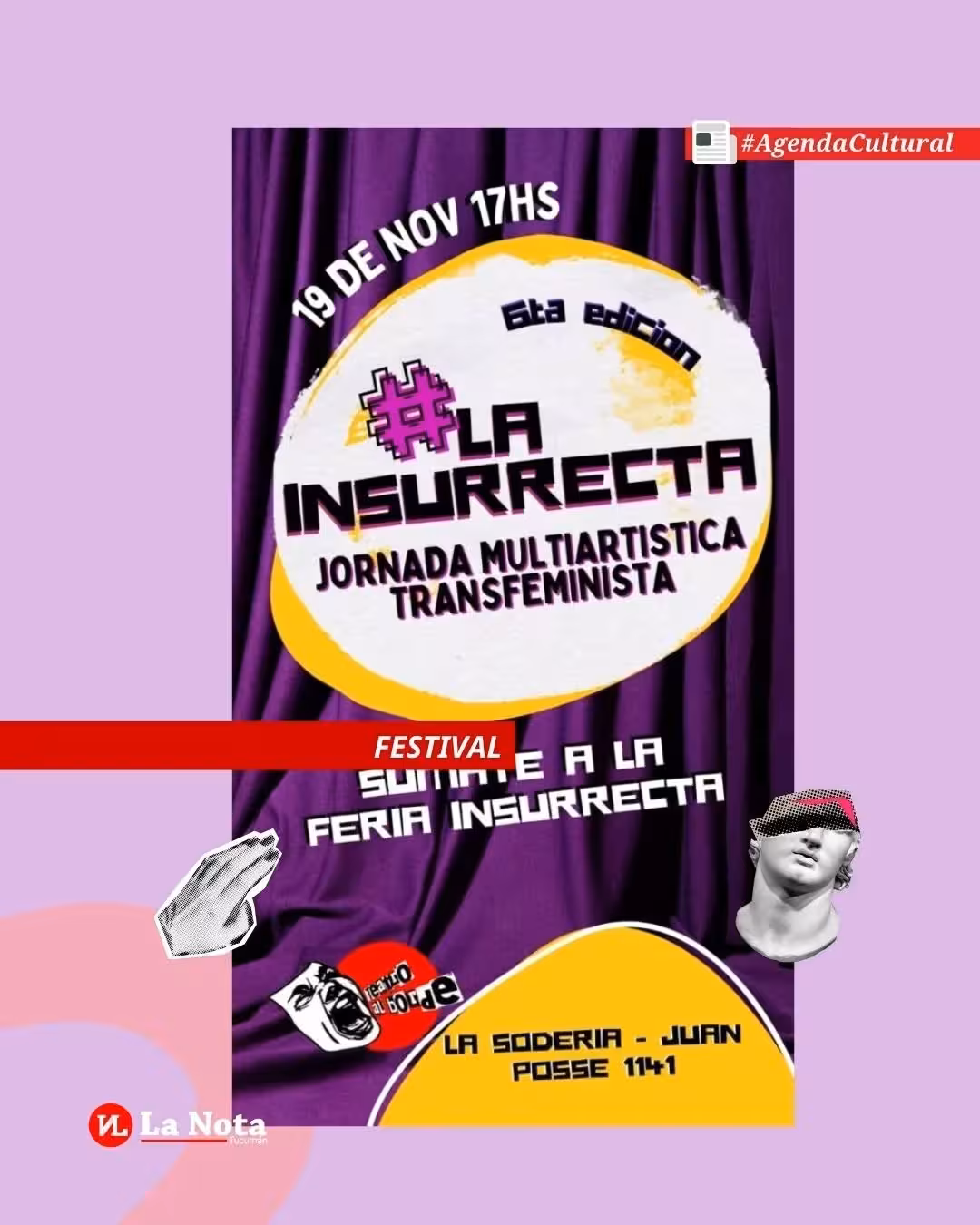 La insurrecta: jornada multiartística transfeminista
