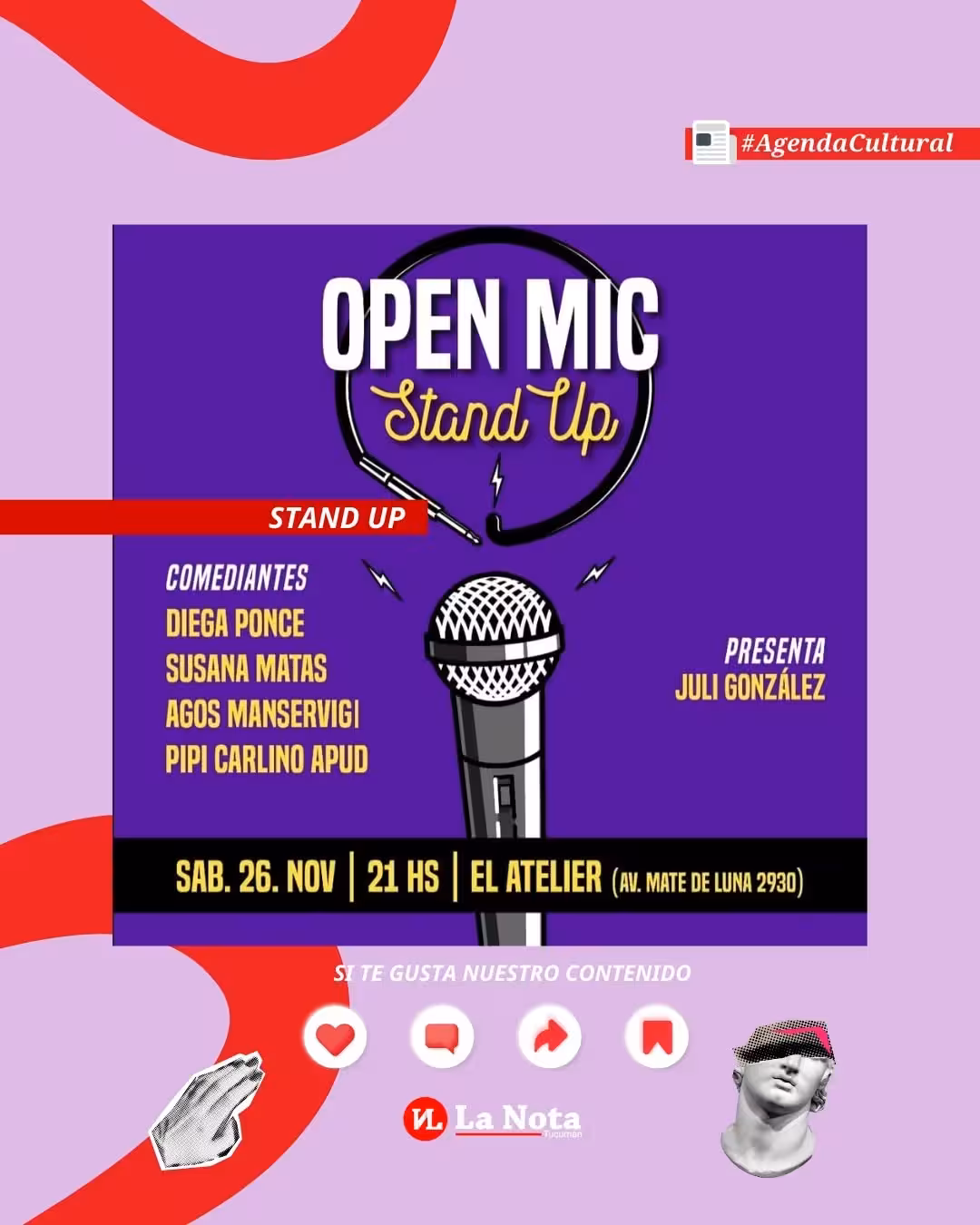 Open mic stand up
