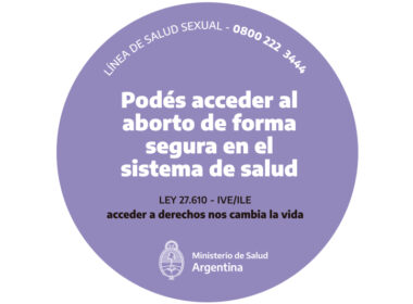 Podes acceder al aborto de forma segura en el sistema de salud violeta