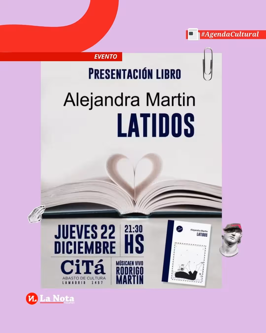Presentación del libro Latidos de Alejandra Martín