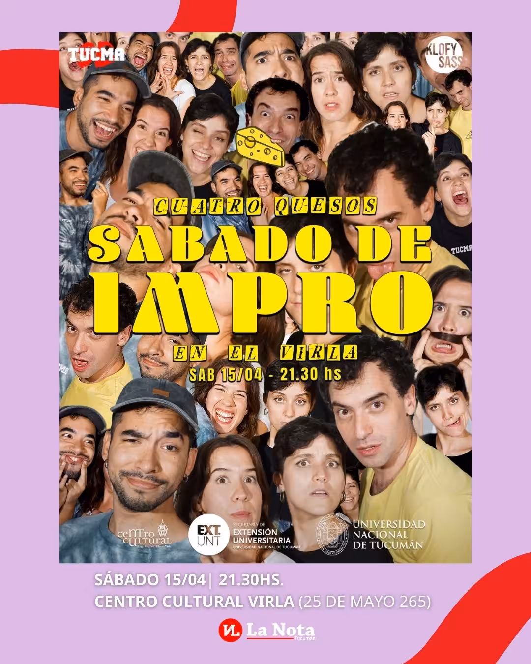 Cuatro quesos: sábado de impro