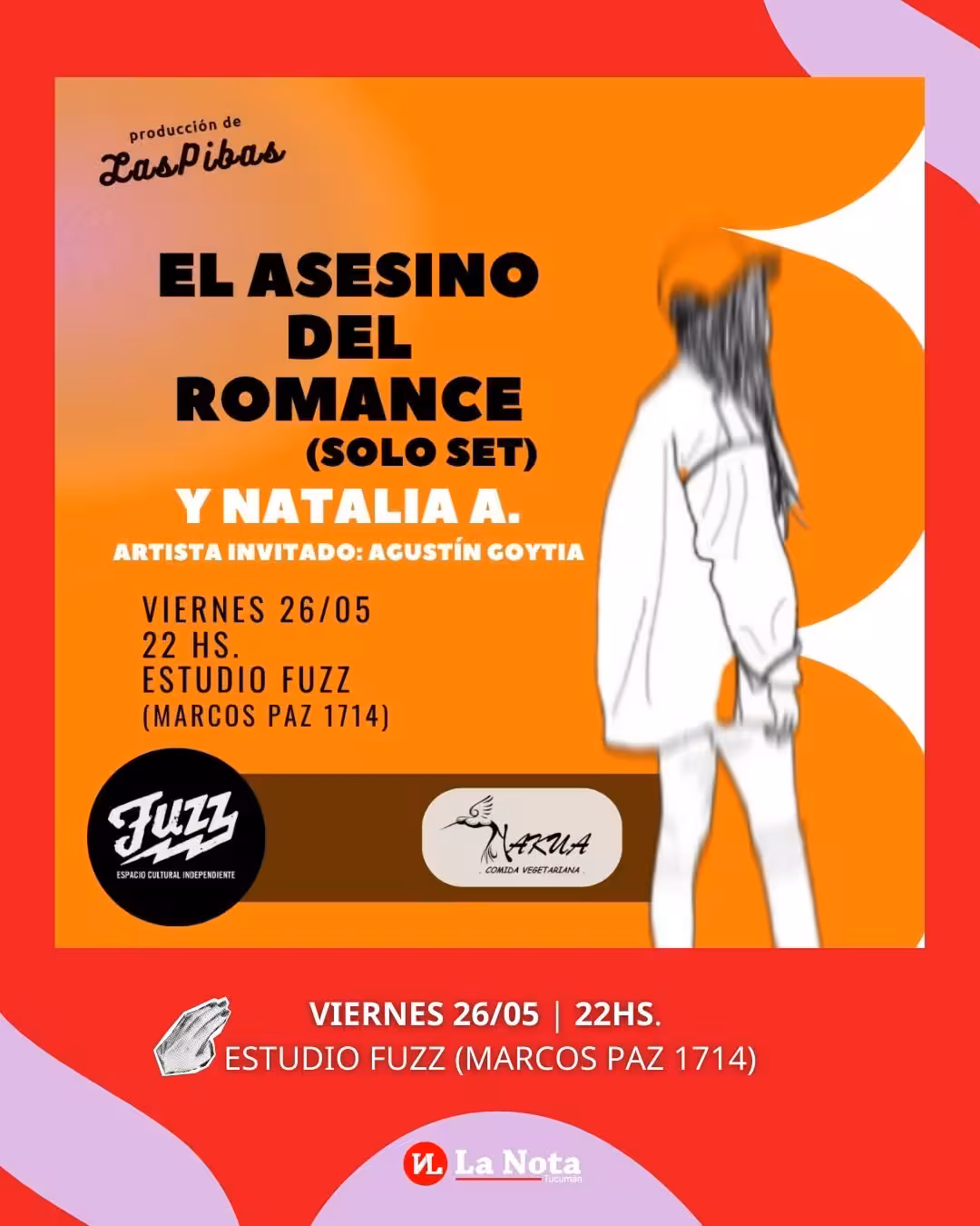 El Asesino del Romance (solo set) y Natalia A.