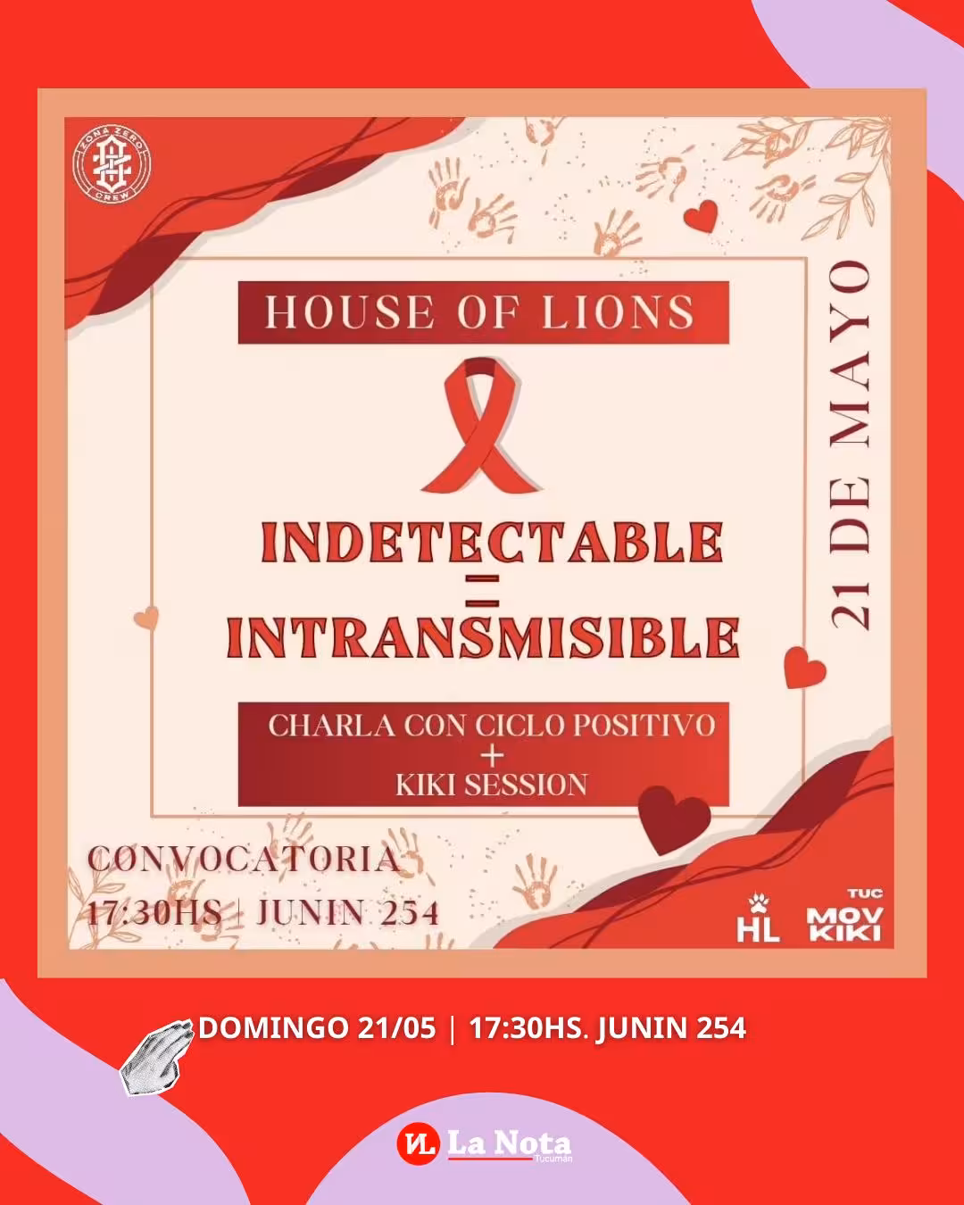 Indetectable = Intransmisible: charla con Ciclo Positivo y kiki session