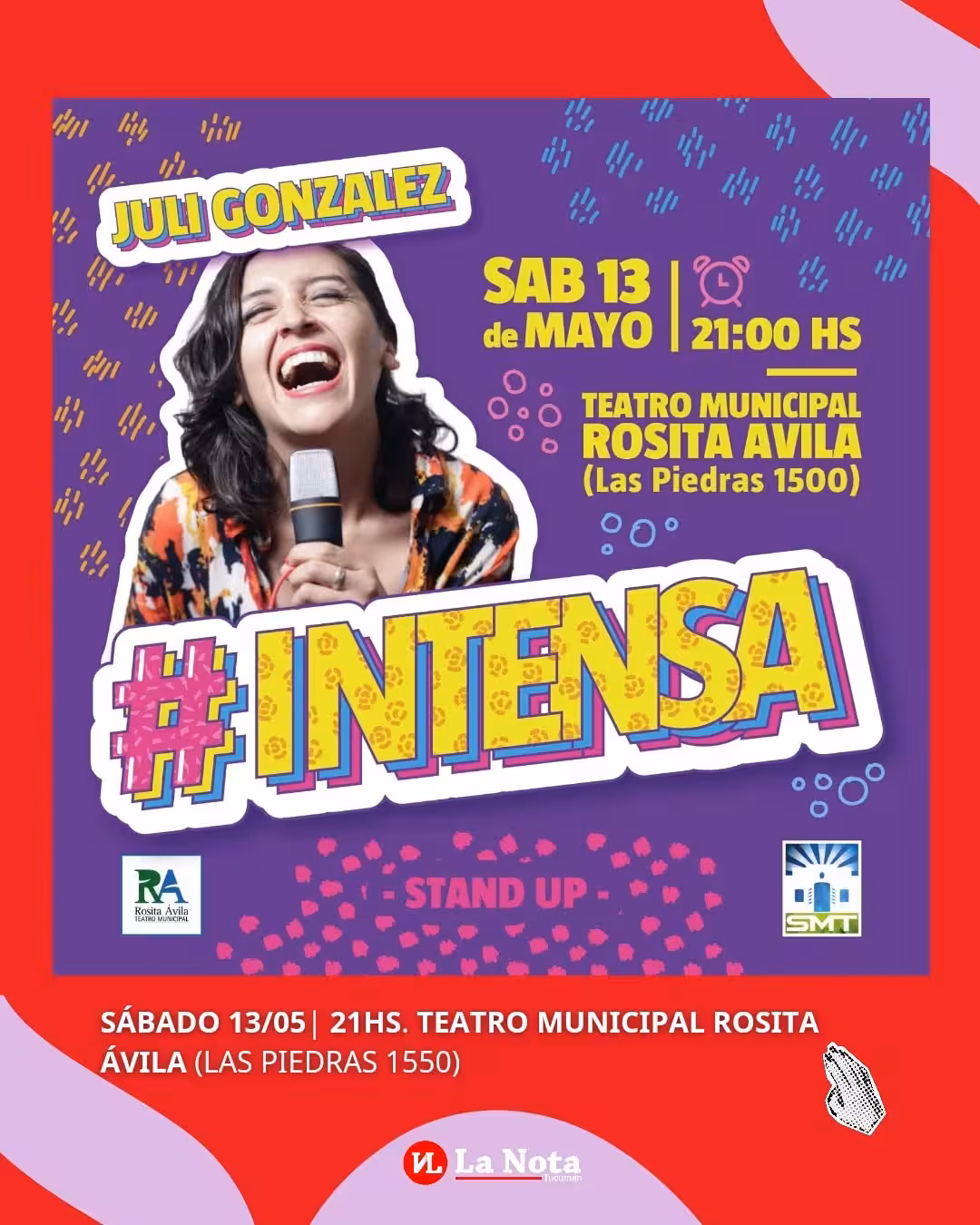 Intensa, stand up de Juli Gonzalez