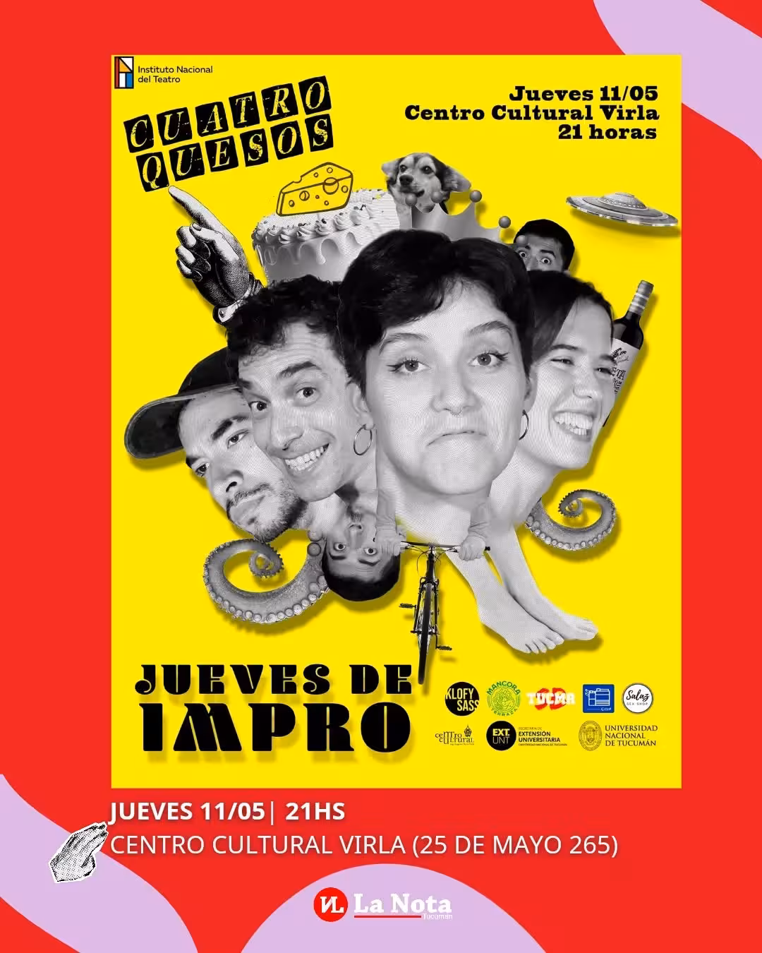 Jueves de impro con Cuatro Quesos