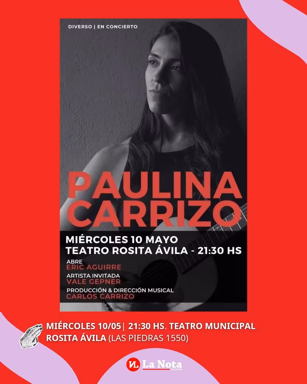 Paulina Carrizo en concierto