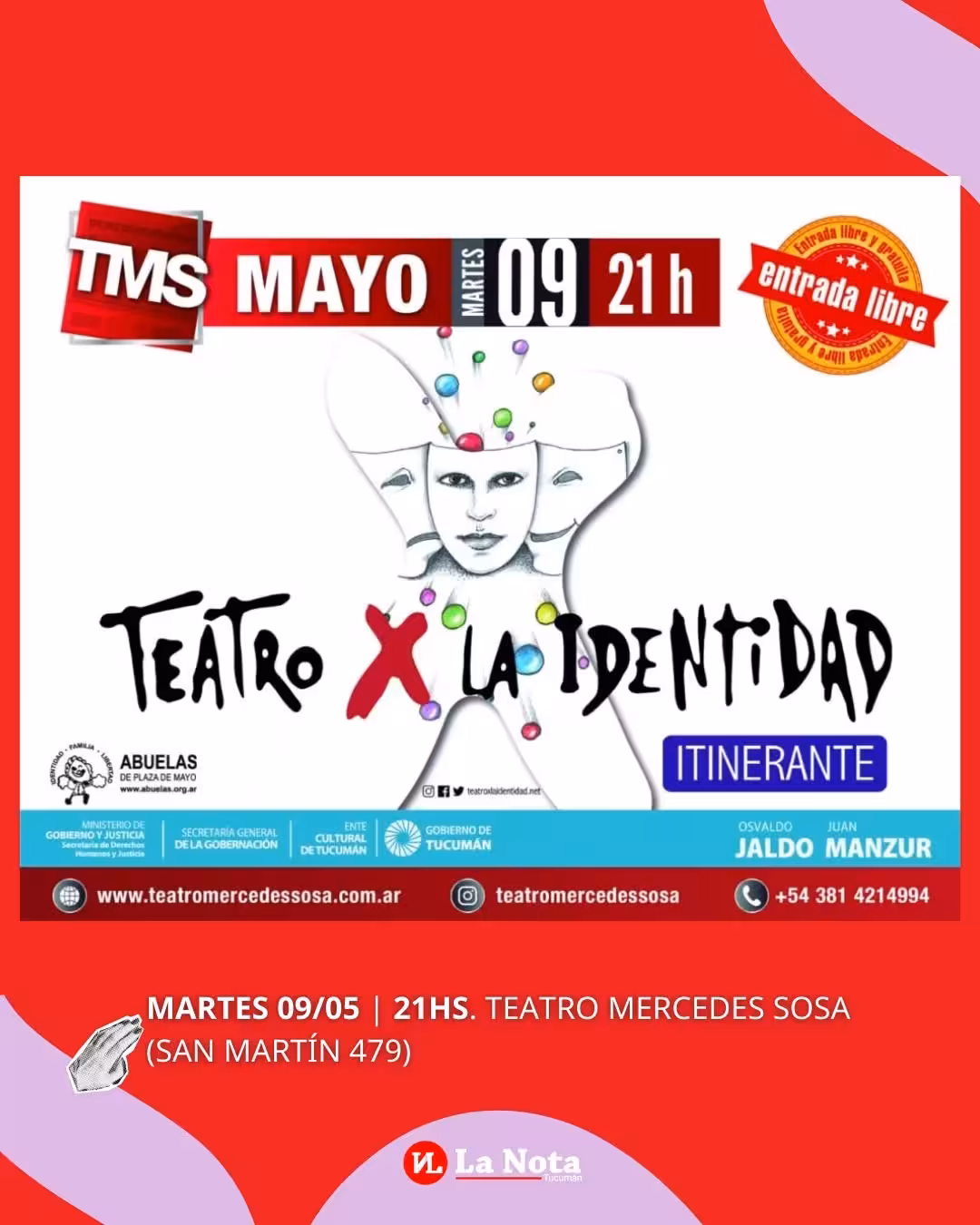 Teatro x la identidad itinerante