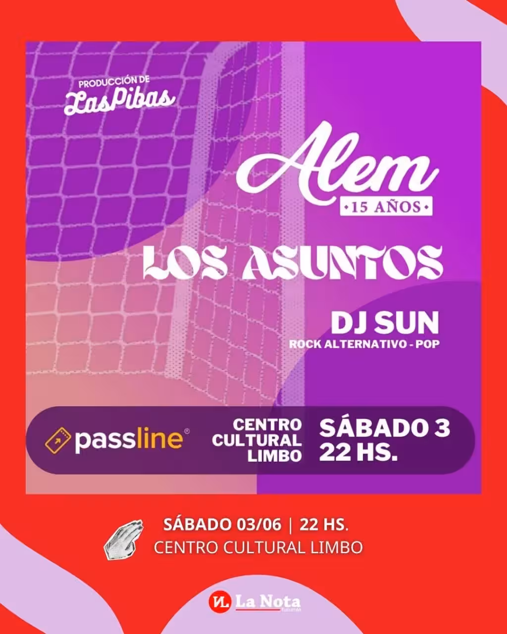 Alem 15 años con Los Asuntos y DJ Sun