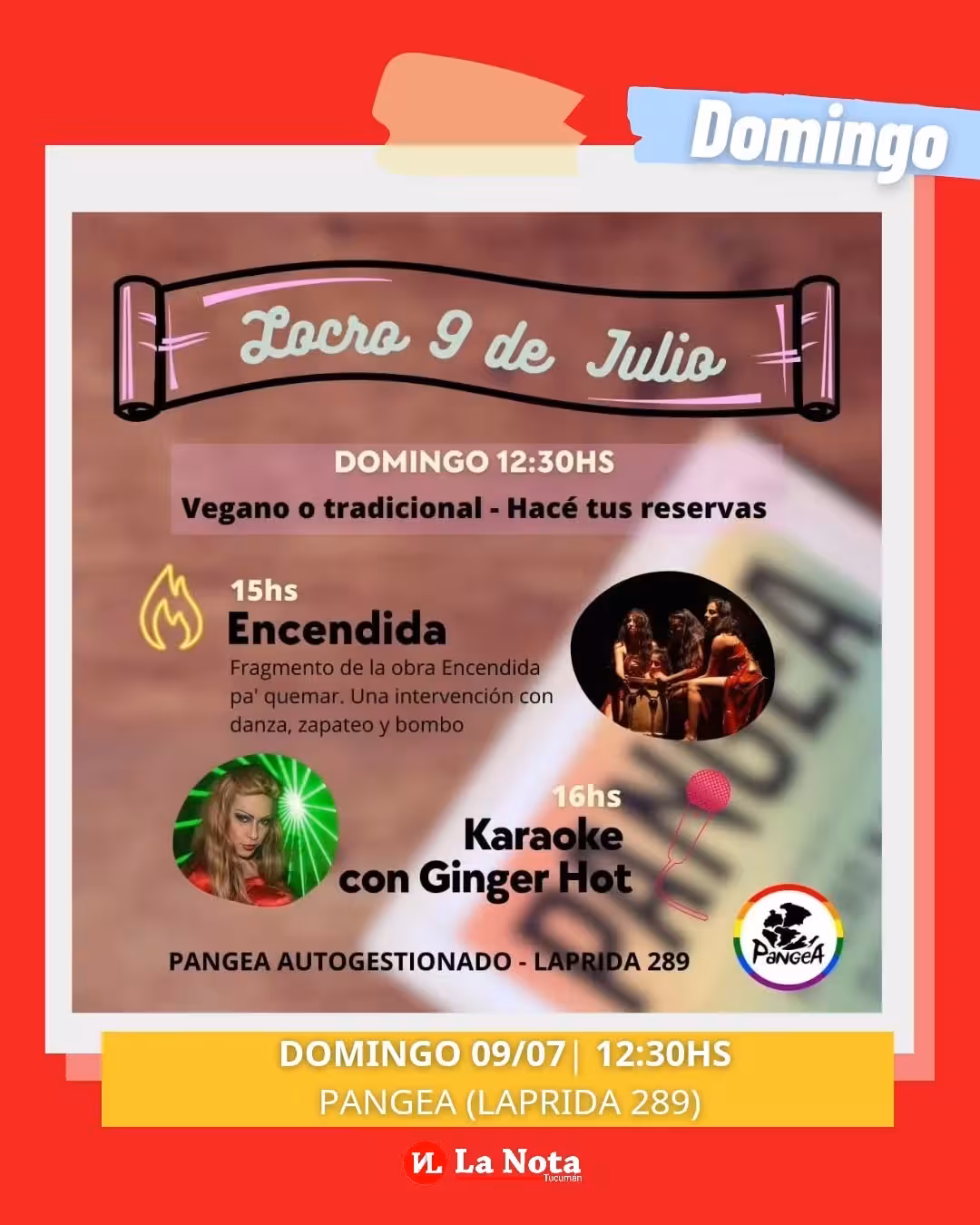 Locro 9 de Julio en Pangea