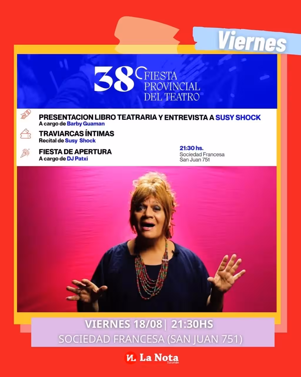 Apertura de la 38° Fiesta Provincial del Teatro