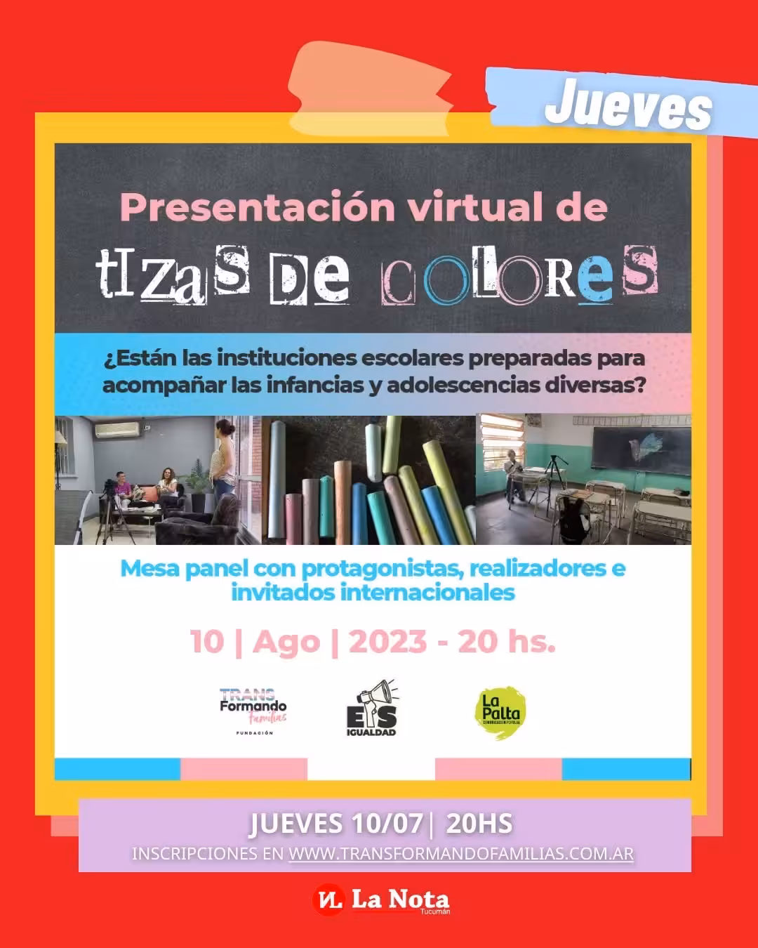 Presentación virtual de Tizas de colores