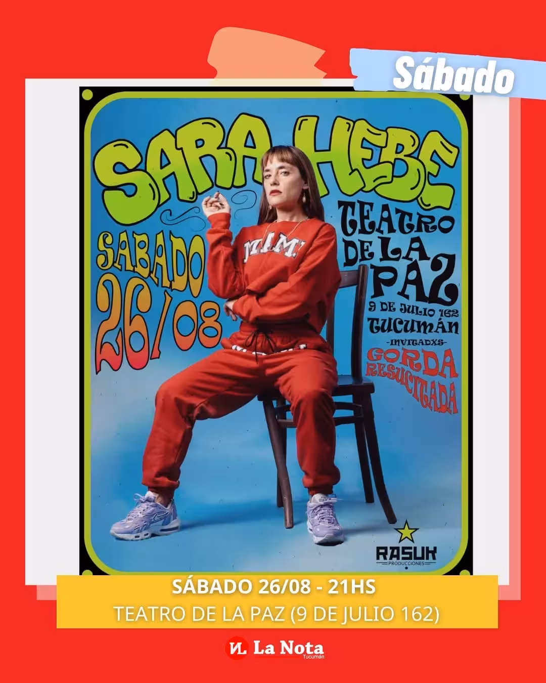 Sara Hebe en Tucumán