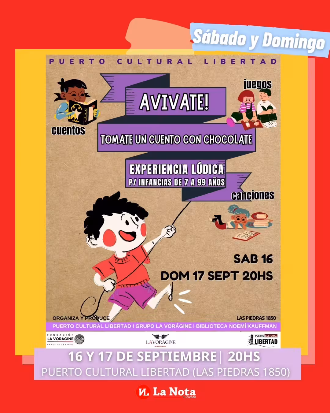 Avivate! Tomate un cuento con chocolate