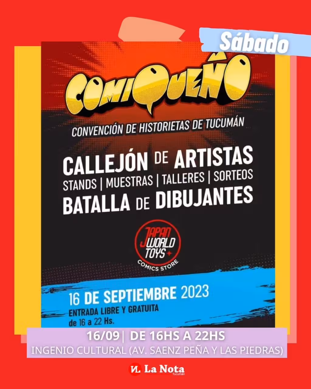 Comiqueño, convención de historietas de Tucumán