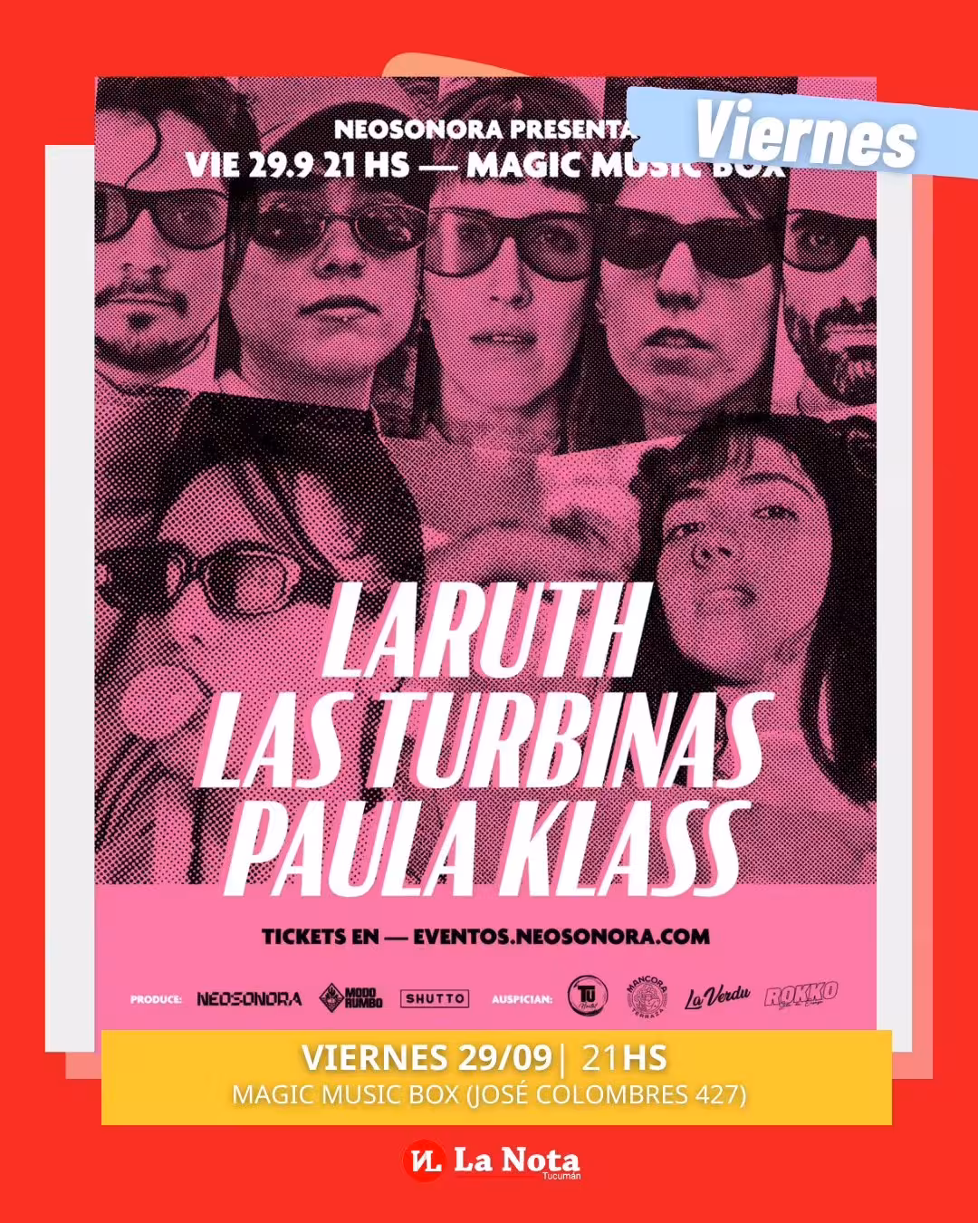 Laruth, Las Turbinas y Paula Klass en Magic Music Box