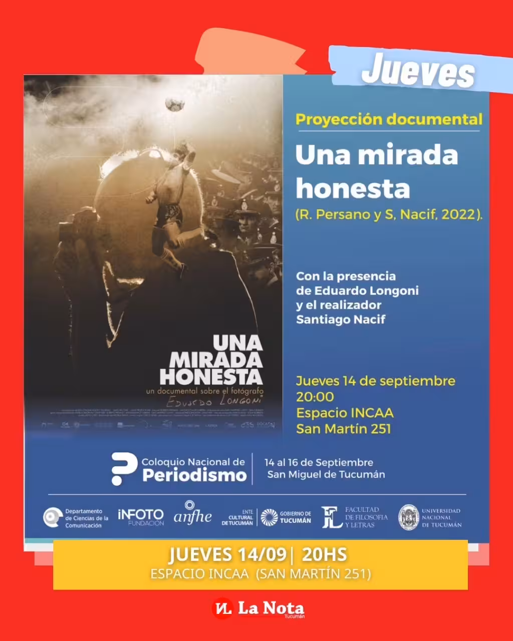 Proyección de «Una mirada honesta