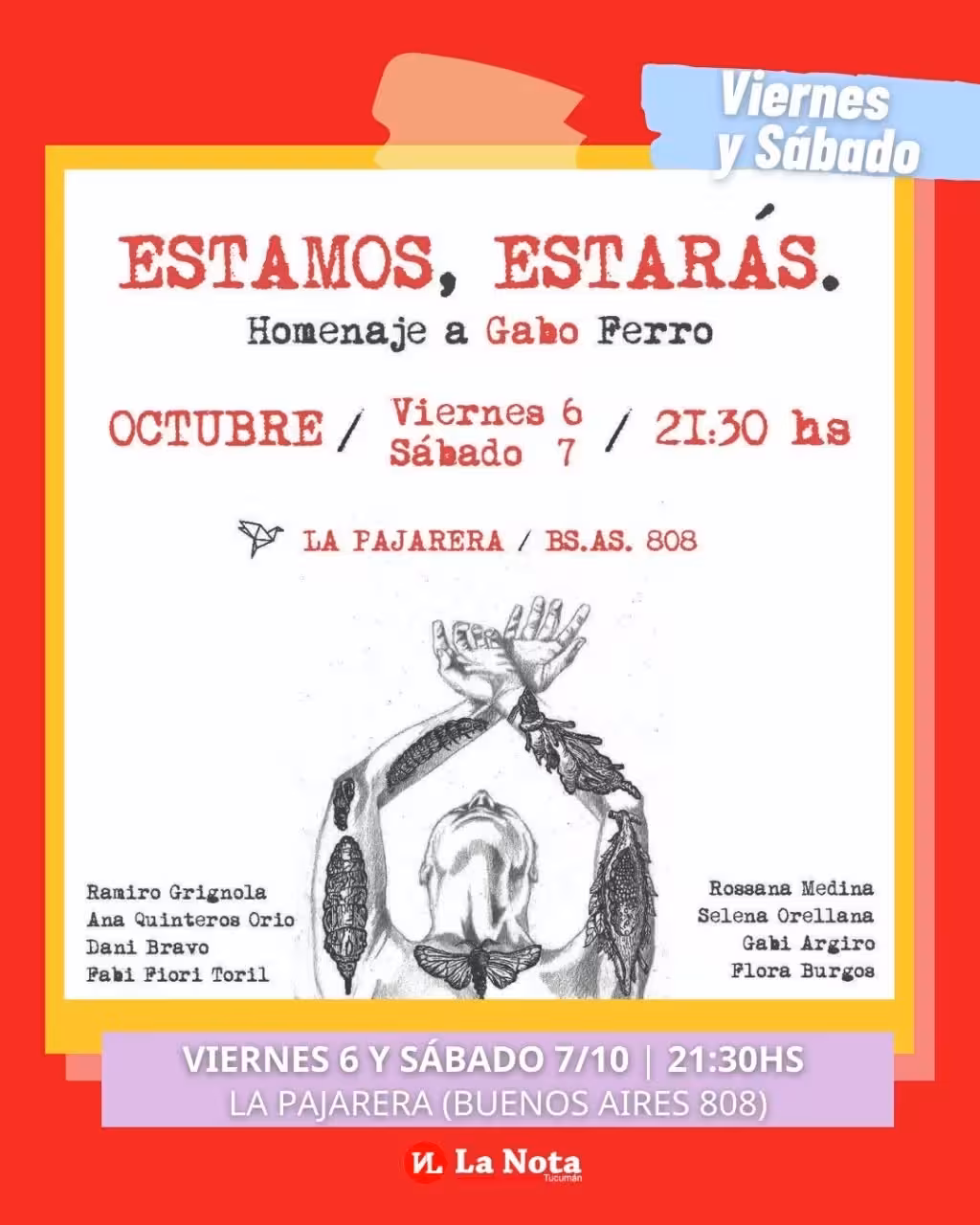 Estamos, estarás: homenaje a Gabo Ferro