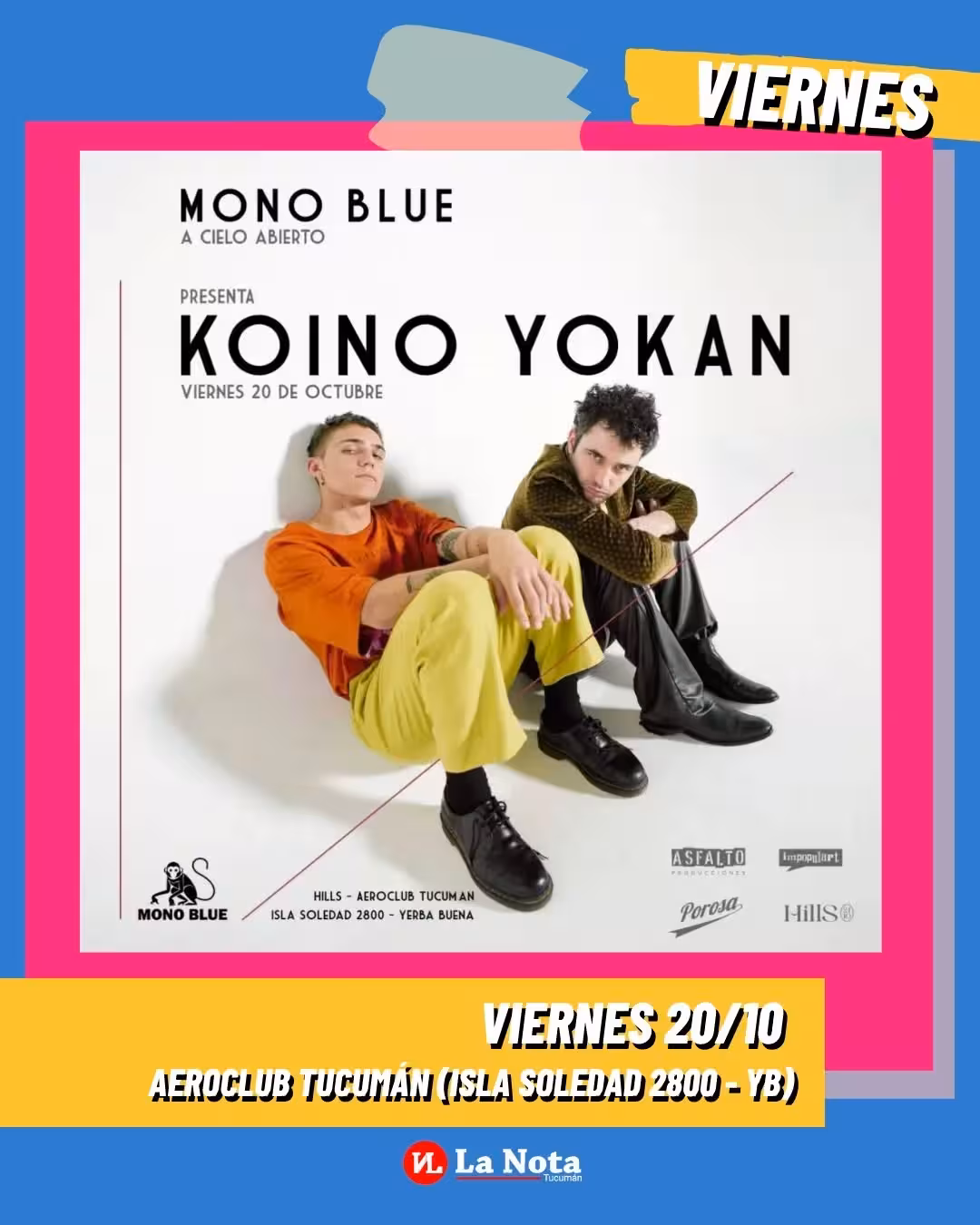 Koino Yokan en Mono Blue a cielo abierto