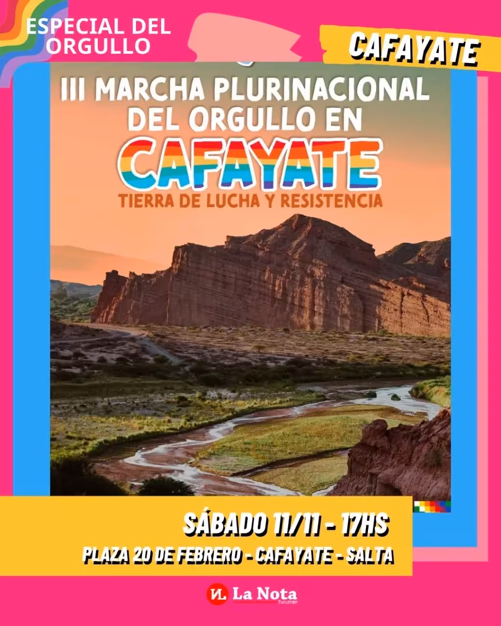 III Marcha Plurinacional del Orgullo en Cafayate