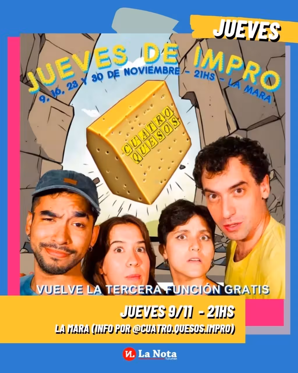 Jueves de impro con Cuatro Quesos