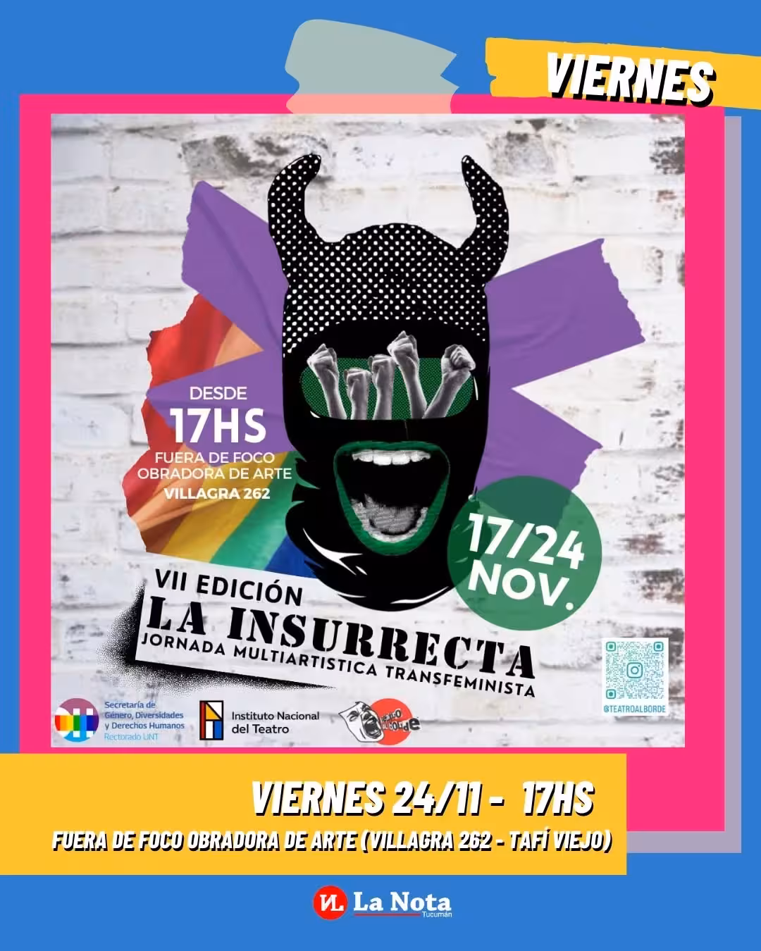 La Insurrecta: jornada multiartística transfeminista
