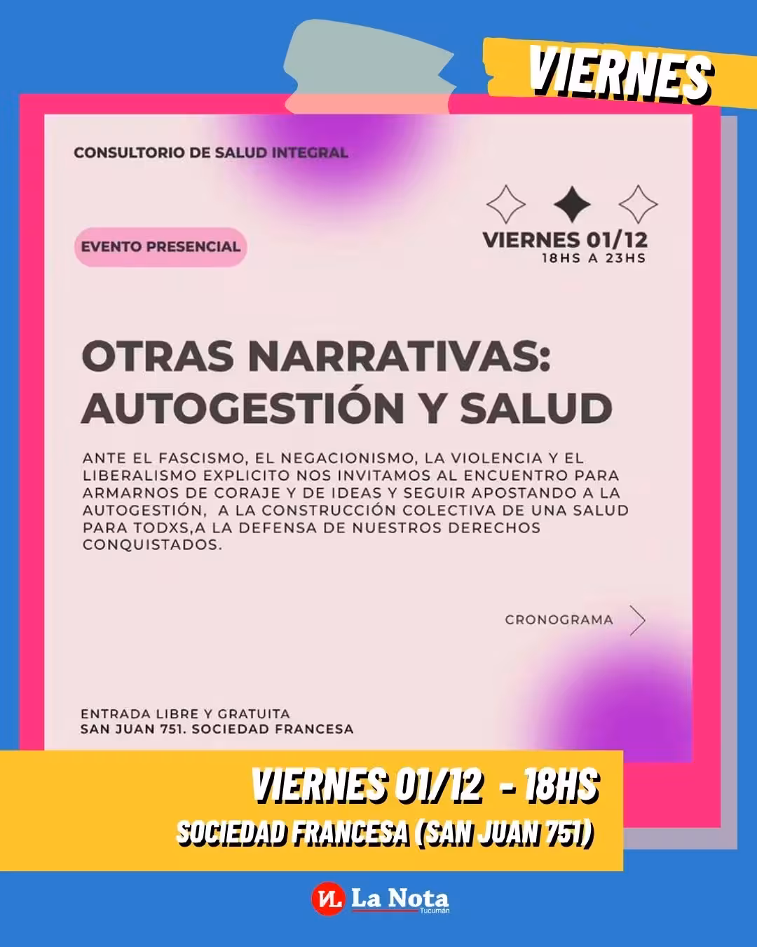 Otras narrativas: autogestión y salud