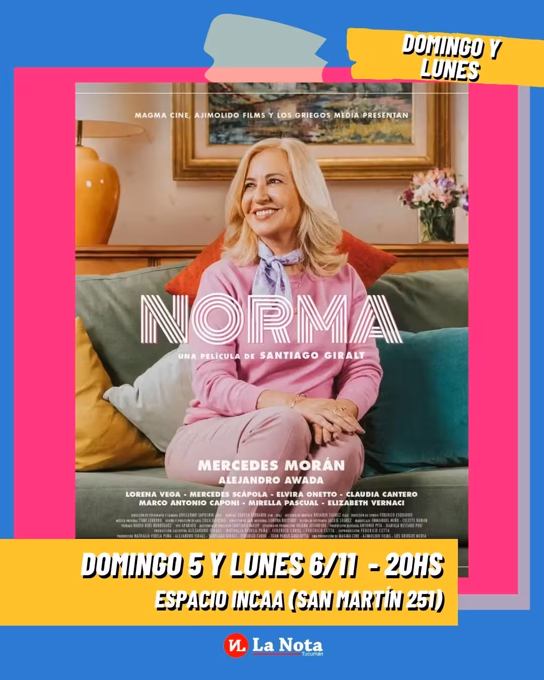 Proyección de «Norma», de Santiago Giralt