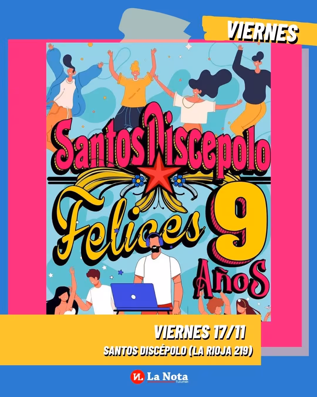 Santos Discépolo festeja sus 9 años