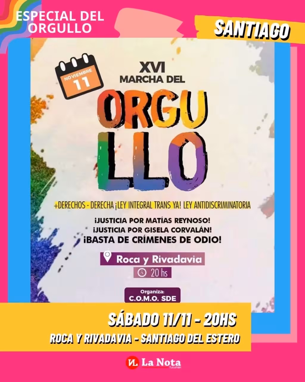 XVI Marcha del Orgullo de Santiago del Estero