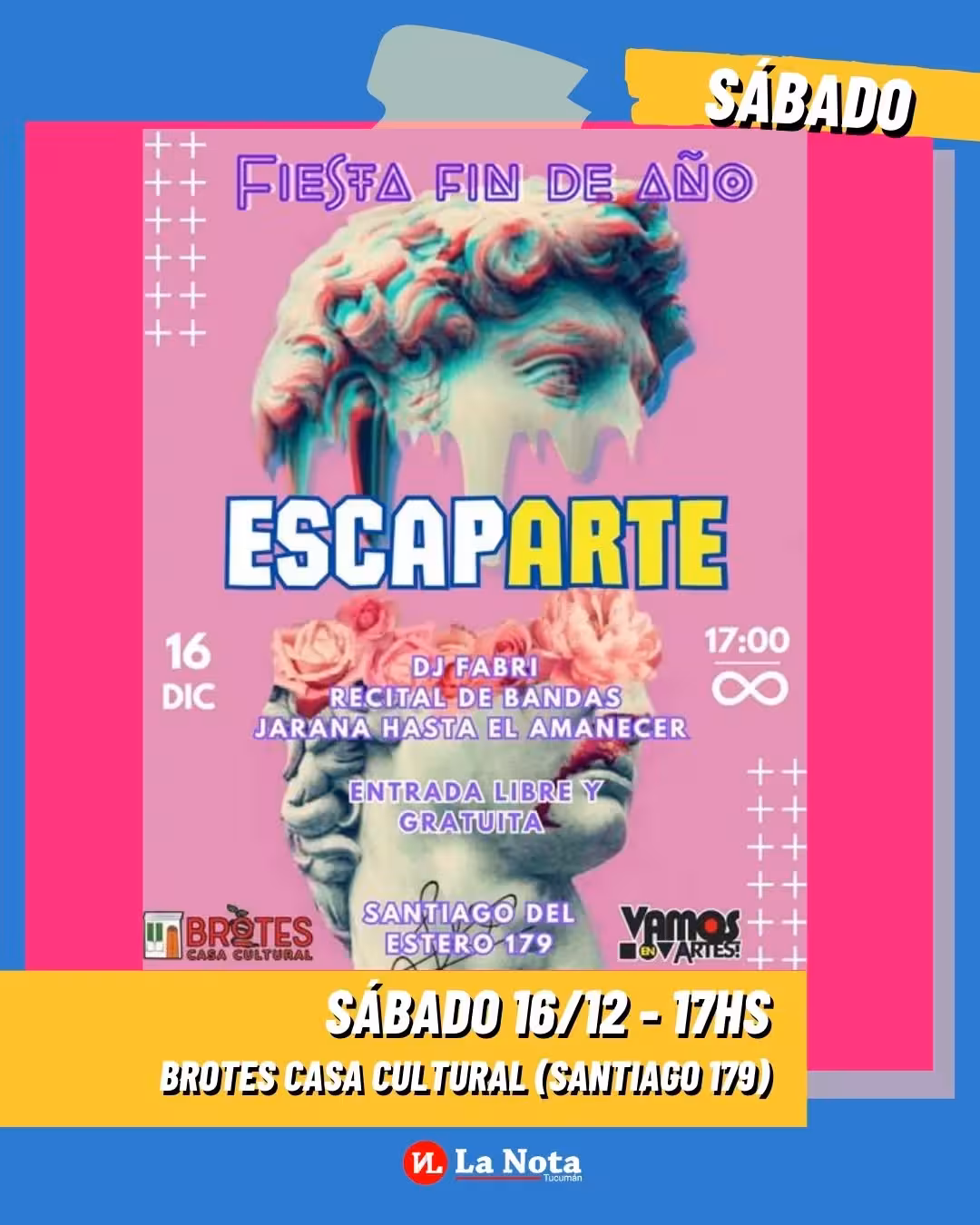 Escaparte: fiesta de fin de año