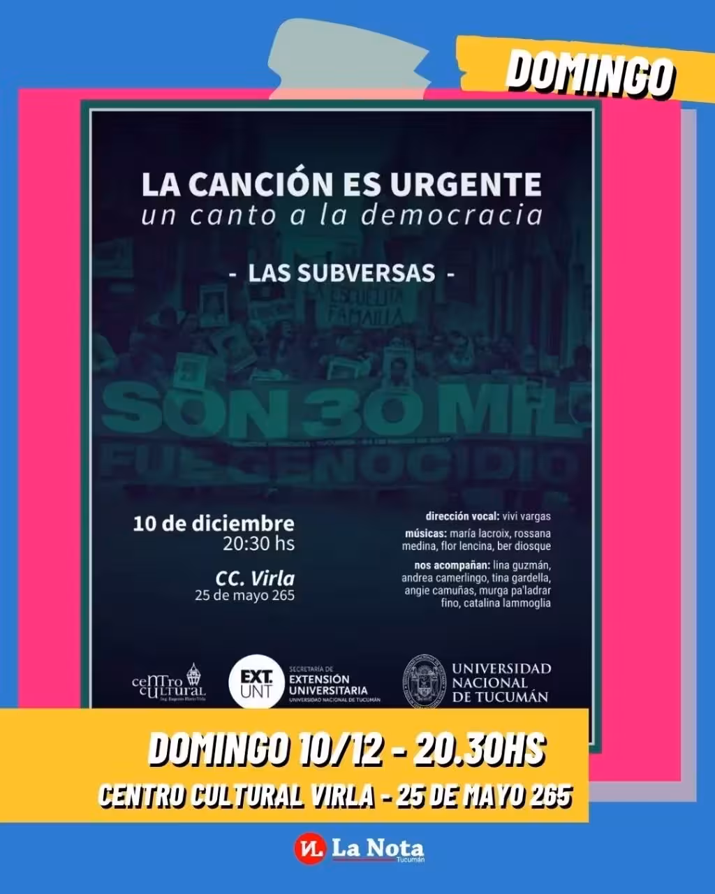 La canción es urgente: un canto a la democracia