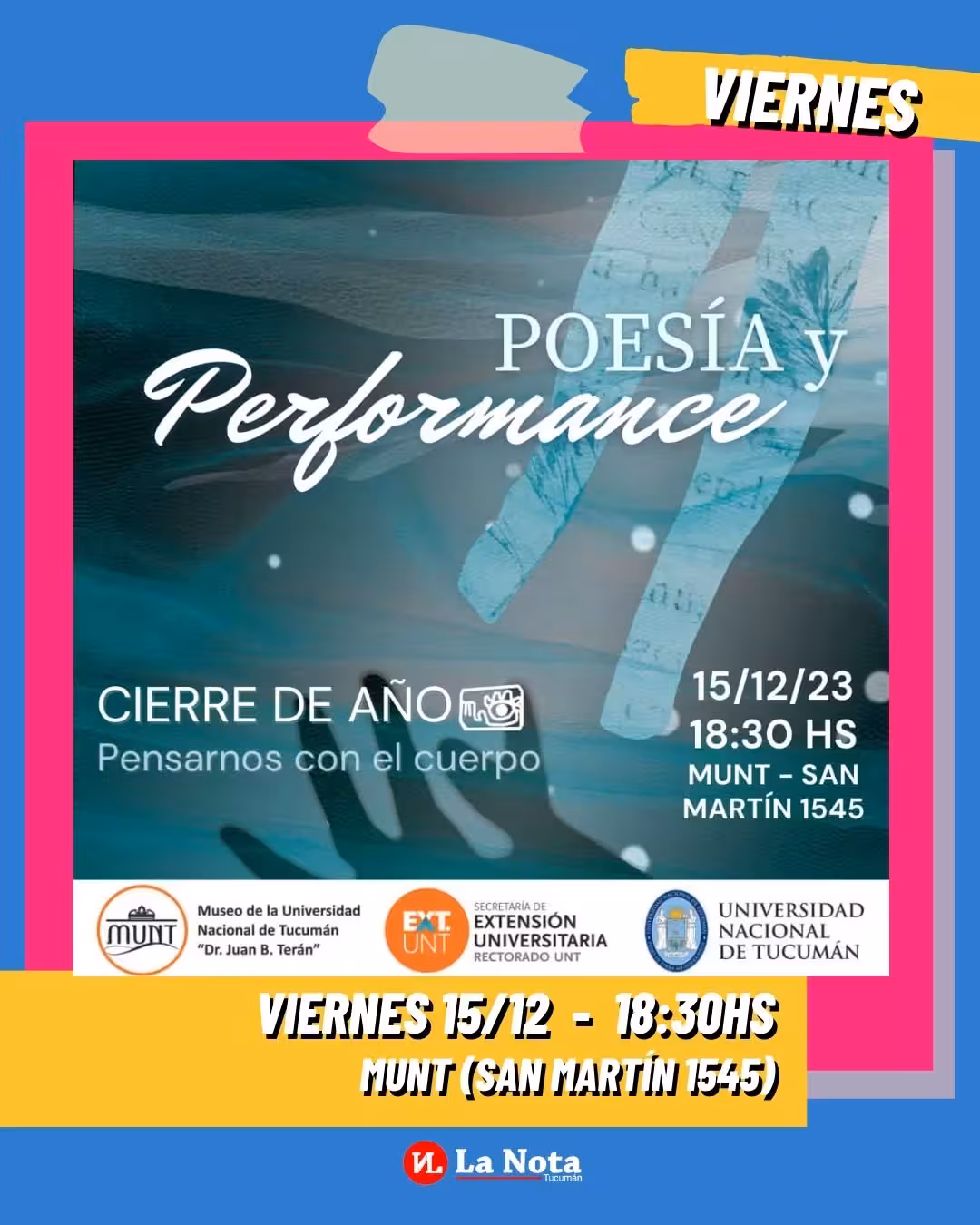 Poesía y performance: cierre de año