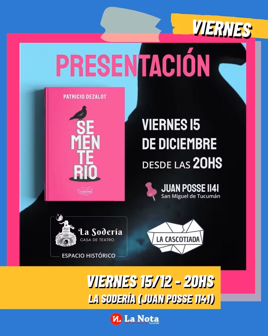 Presentación del libro «Sementerio» de Patricio Dezalot